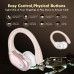 Wireless Earbuds, Bluetooth Headphones, Ear Buds with 80hr Playtime, LED Power Display, Noise Canceling, LED Power Display, IPX7 Waterproof Earphones for Gym/Workout/Sport